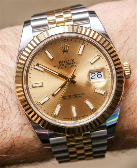 rolex datejust 41 gold steel review|Rolex Datejust 41 release date.